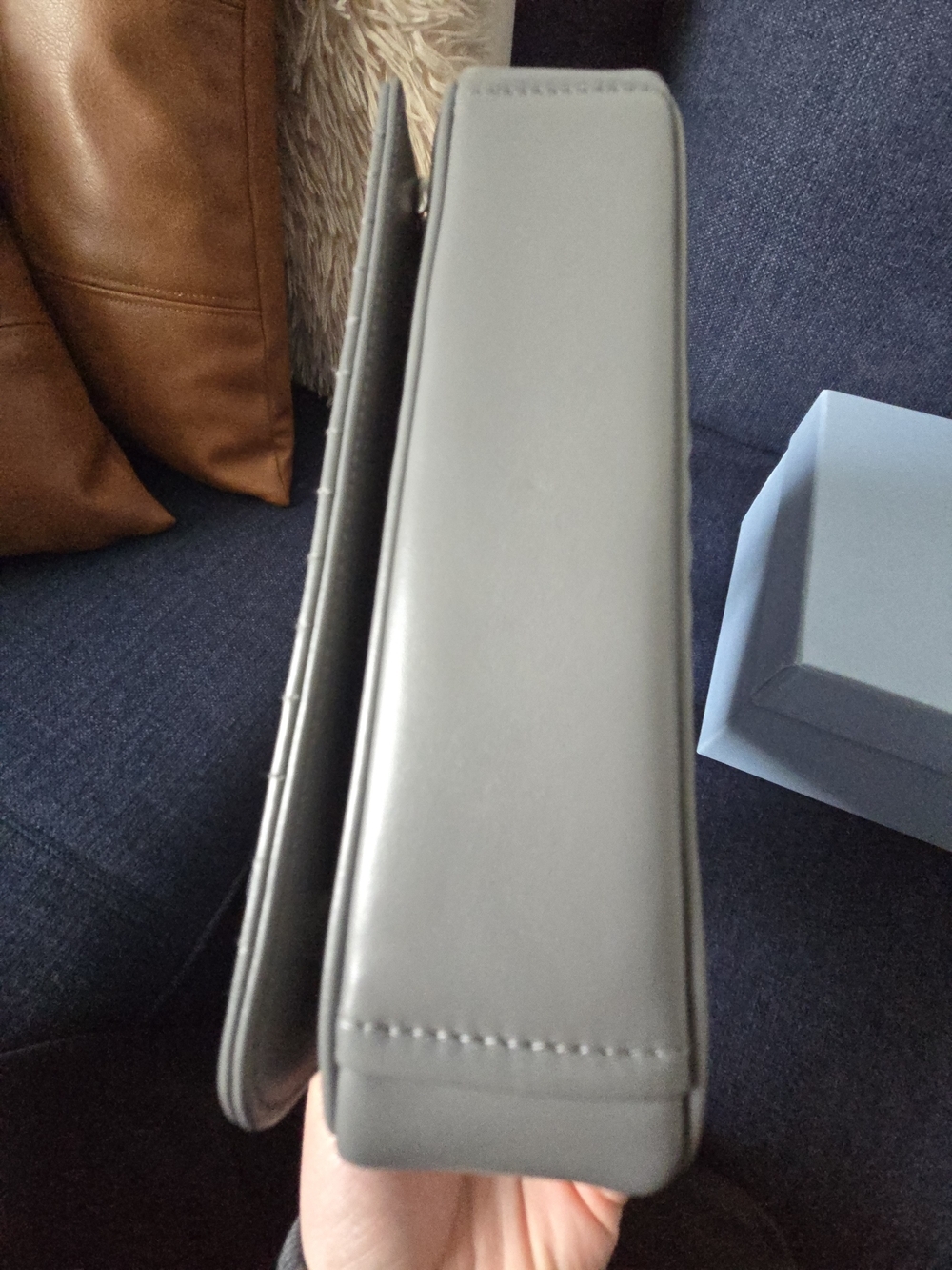 Prada Diagramme Bag Dark Gray - Picture 9 of 17